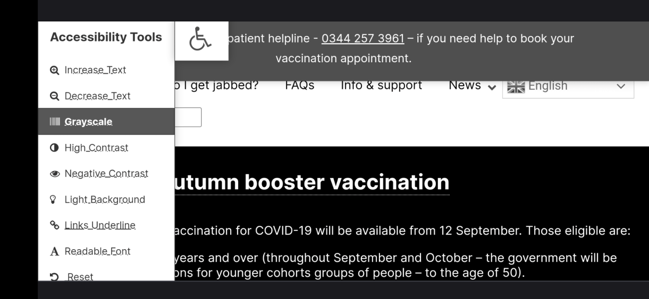 Thank you for turning the heading black