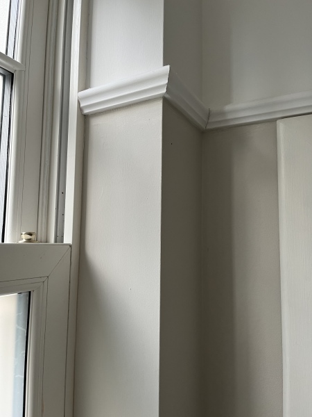 Hallway...north facing...egyptian cotton or too dark?