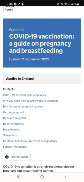 Will you get the Covid Autumn Booster vaccine during pregnant?