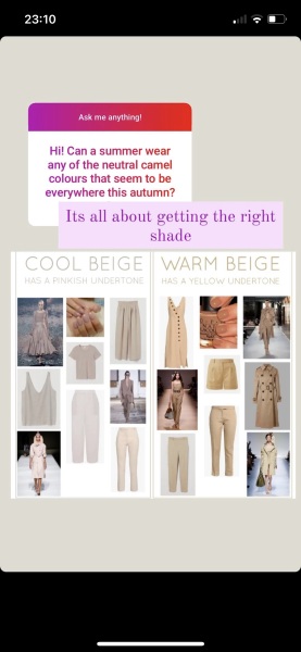 Neutral styling for a summer colouring
