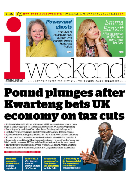 To be completely confused by the mini budget?
