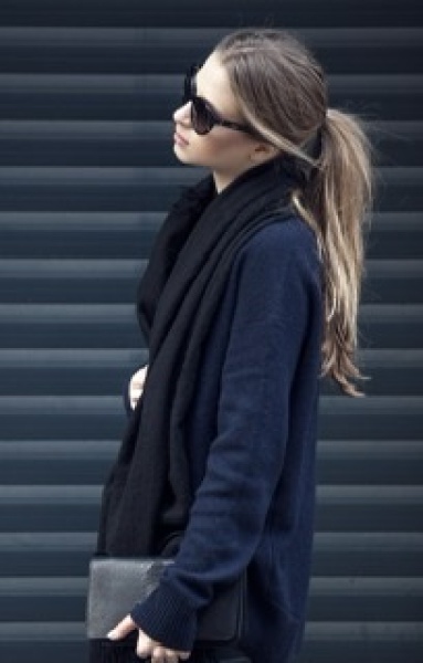 Navy and Black