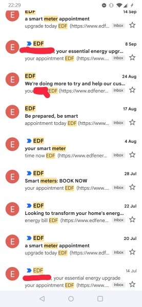 To remind you to read your meters today?