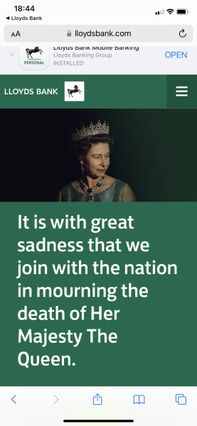 To be furious with Lloyds online banking?