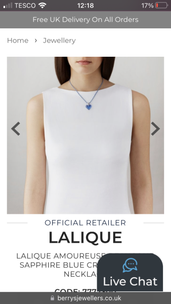 Is Lalique fashion jewellery suitable for a 16yr old? 