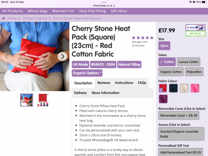 Cuddly microwaveable hot water bottles that don't smell of lavender?!