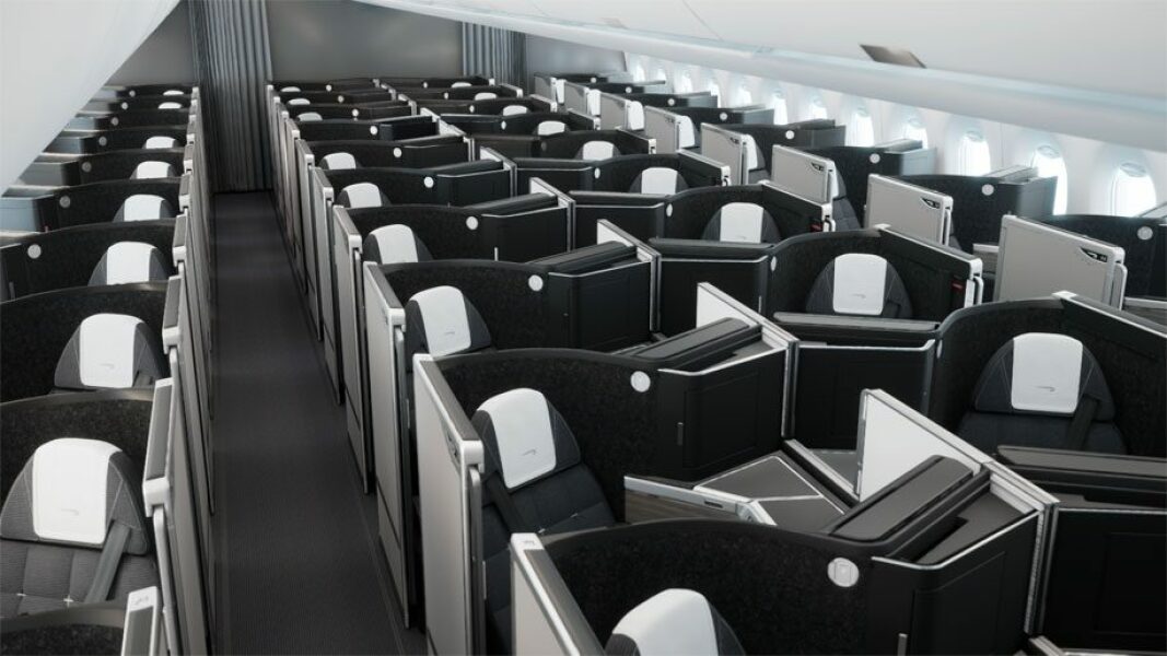 Business class with toddler