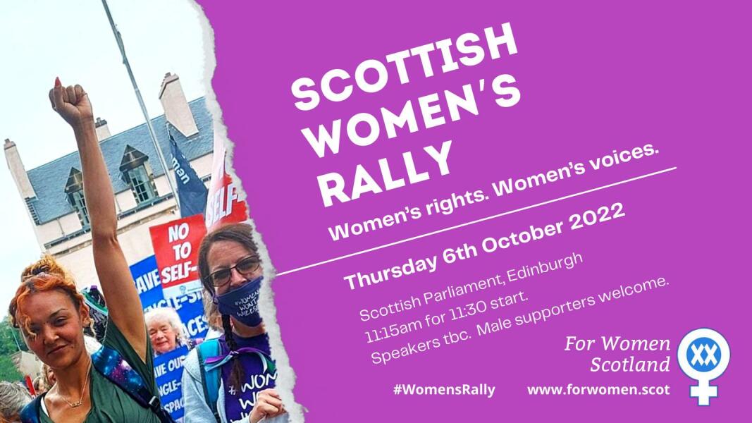 Women's Rights Protest in Scotland - 15th September