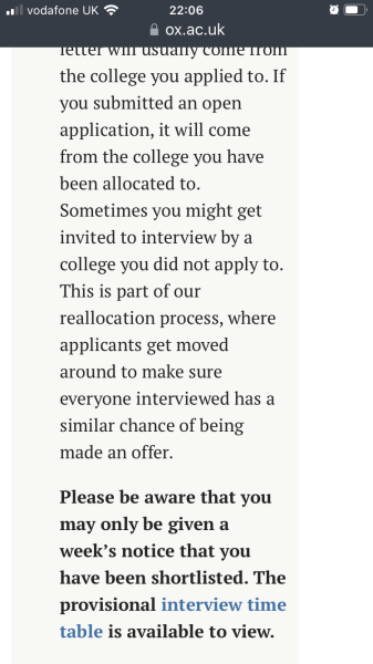 Applying to Oxbridge for 2023 intake
