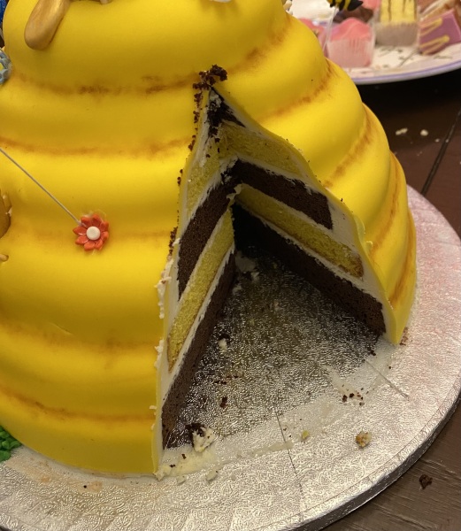Shameless cake boast - I'm so pleased with my beehive cake :)