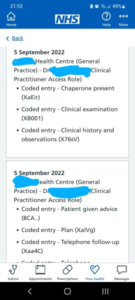 To think these comments left by my gp were rude 