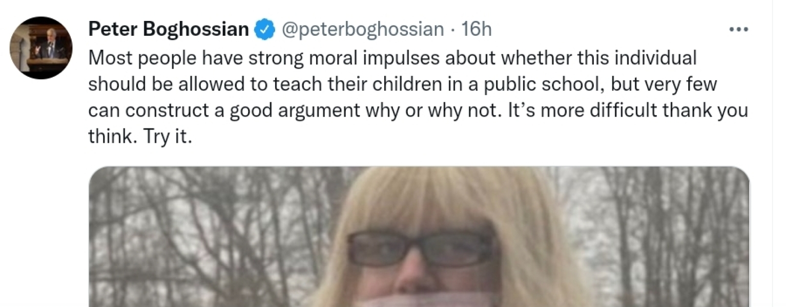 Would you want your child to be taught by someone who looked like this?