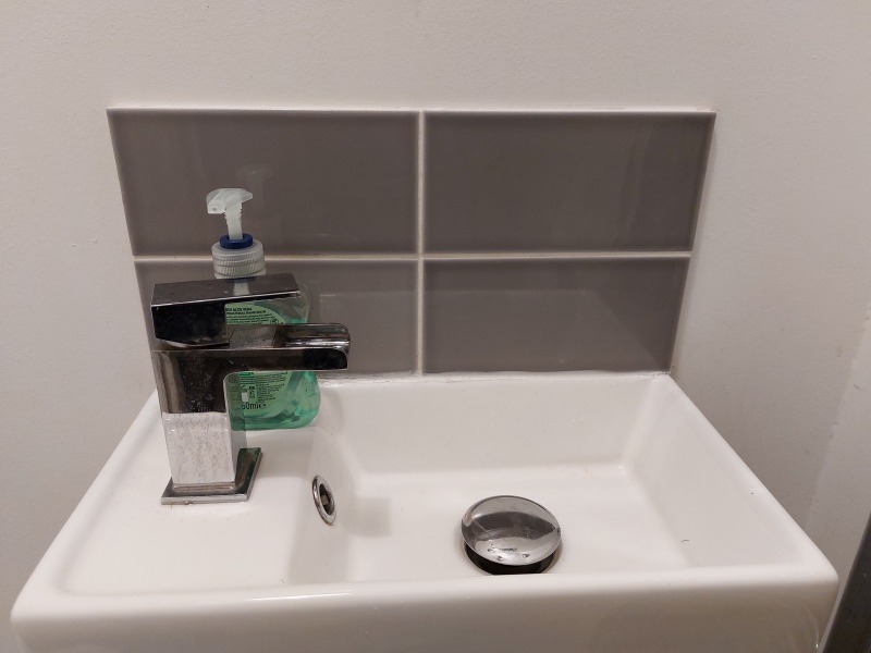 Small downstairs loo: to tile or not to tile?