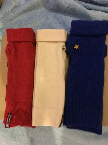 Turtle doves fingerless glove seconds swap thread