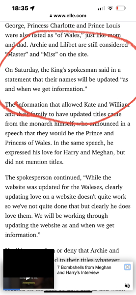 Prince Archie & Princess Lilibet?