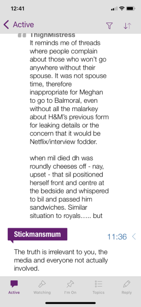 Only half of a comment showing