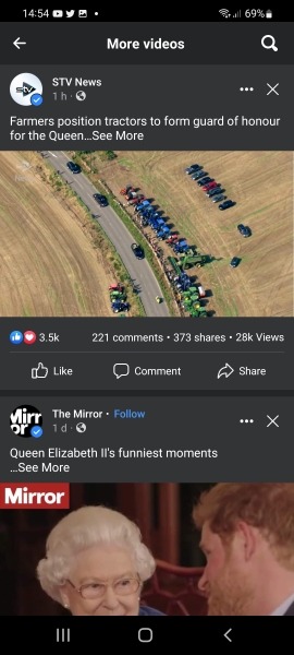 Queens cortège 6 hour journey