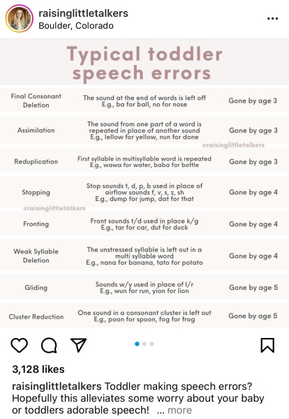 2.5 year old pronunciation 