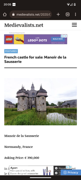Come look at this renaissance castle for sale