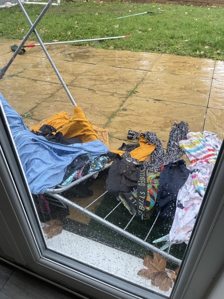Clothes never dry properly on a clothes horse