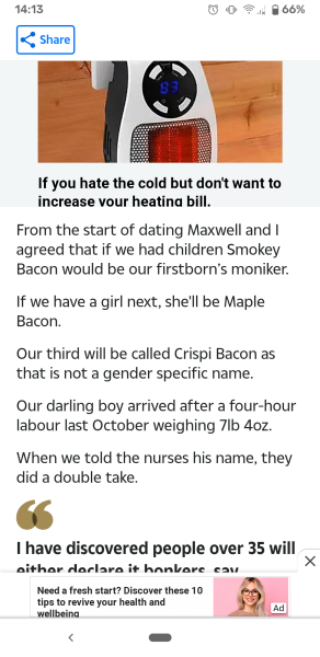 To think naming your kid "smokey bacon" is fucking nuts? 