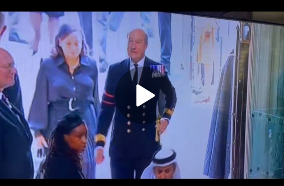 Who is this man at The Funeral?