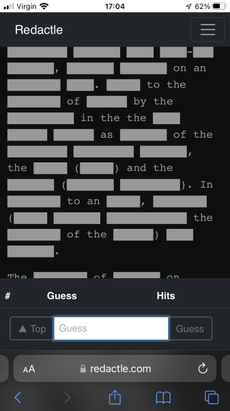 Redactle - THE HINTS THREAD