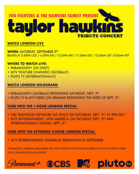 Taylor Hawkins tribute concert