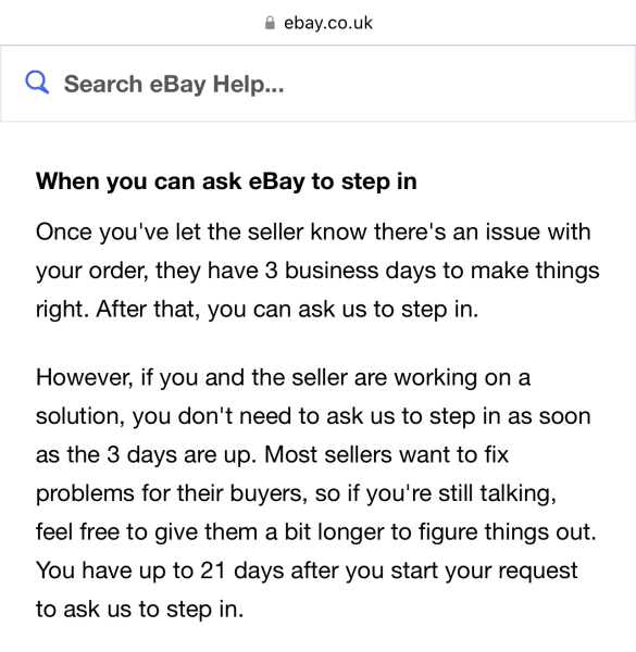 was I (probably) scammed on ebay?