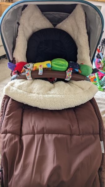 How to get 11 week old to sleep in day/in pram