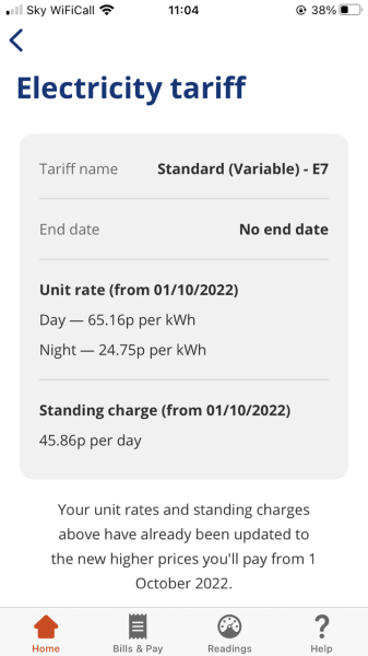 OMG... I've just had my new fuel quote
