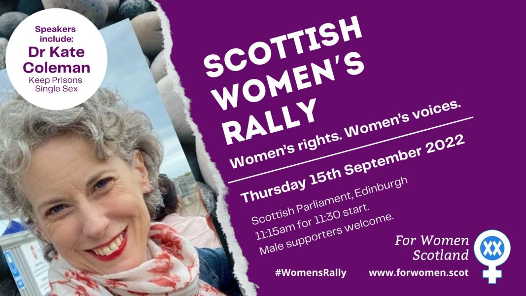 Women's Rights Protest in Scotland - 15th September