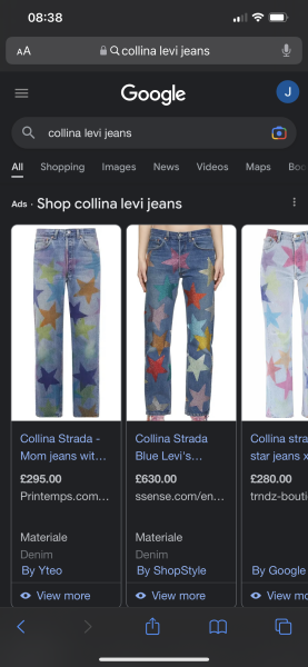 Lisa Snowdon's Jeans