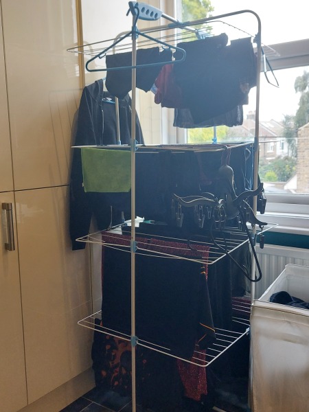 Clothes never dry properly on a clothes horse