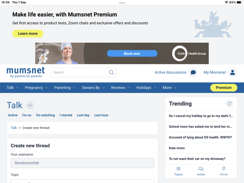 Access to refresh button