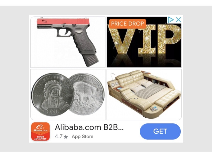 Slightly disconcerting advert