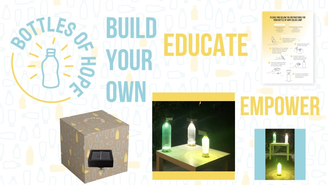 Bottles of Hope Build Your Own Solar Lamp Kit