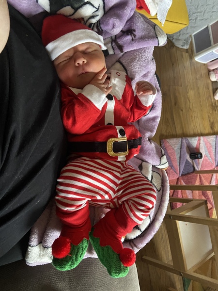 Christmas with a newborn