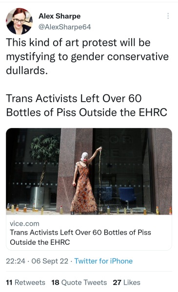 'Protest' at EHRC HQ