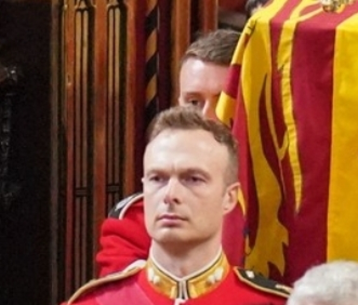Who is this man at The Funeral?