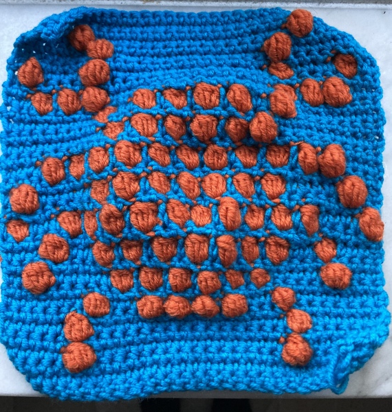 Woolly Hugs. A Blanket for lovely JungleZgok whose wonderful teenage son has died. 