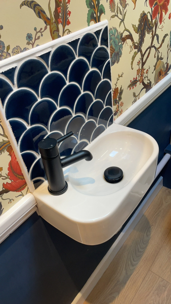 Small downstairs loo: to tile or not to tile?