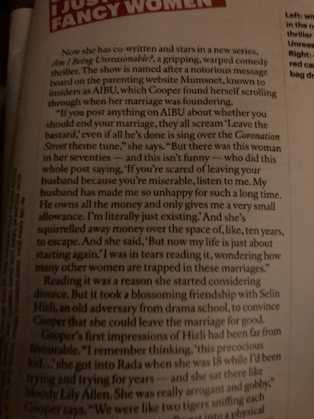 Daisy May-Cooper has written a new comedy based on AIBU