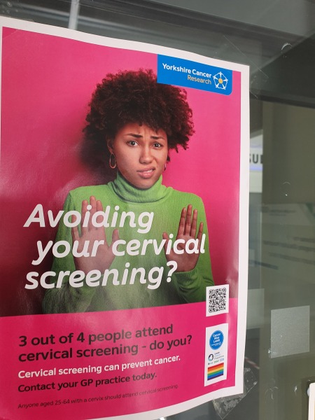 "3 in 4 people attend cervical screening"