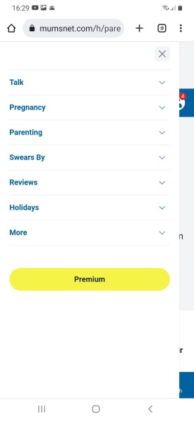 Side bar covering all of screen in safari 
