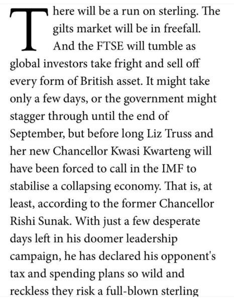 Liz Truss - why didn't we realise?