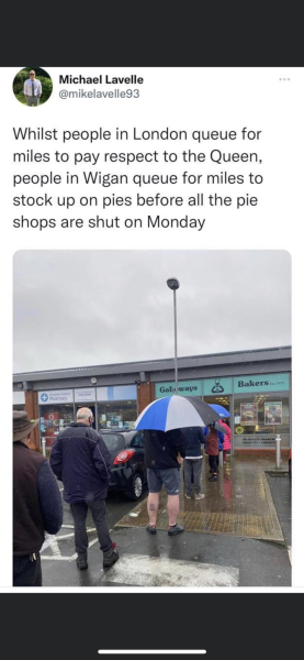 Supermarket extra busy
