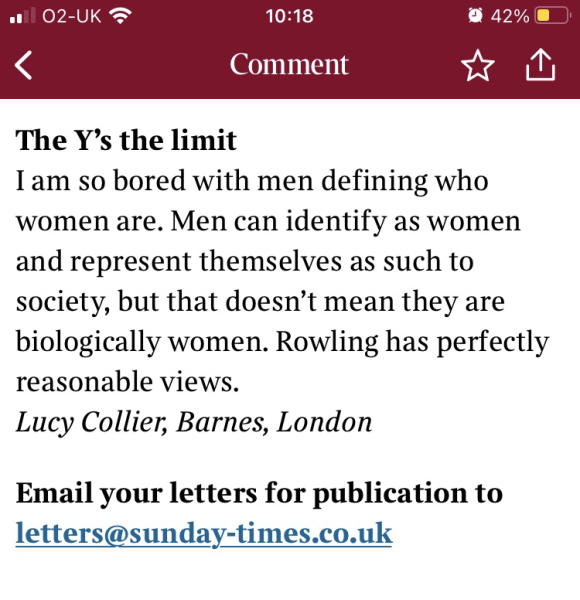 Graham Norton in the Times
