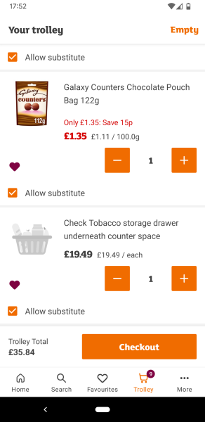 Any guesses on what Sainsbury's will actually send?