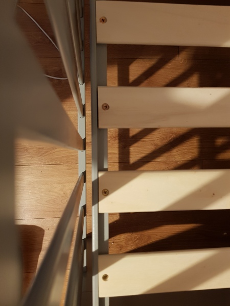 Cot gap between bars and mattress